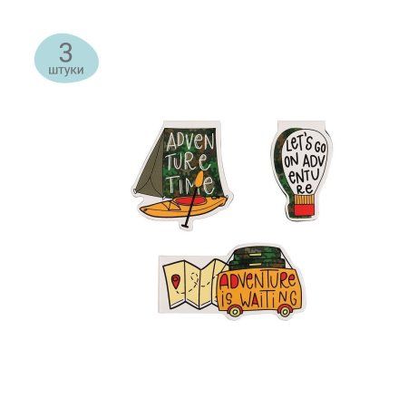Закладки магнитные для книг 3 шт MESHU "Adventure" RE-MS_46704