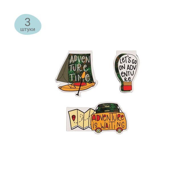 Закладки магнитные для книг 3 шт MESHU "Adventure" RE-MS_46704