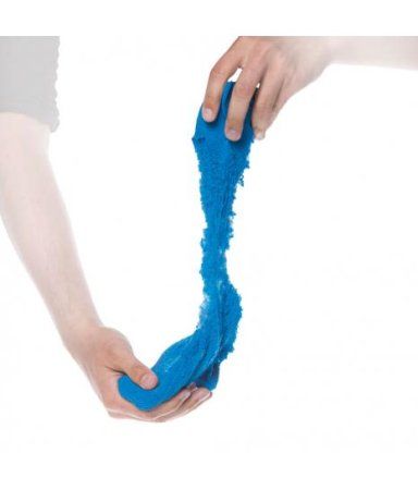 Кинетический песок "Космический песок" тянущийся 500 г синий AS-TSS02