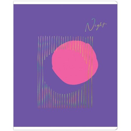 Тетрадь 48л. A5 клетка MESHU "Sunny life" матовая ламинация, тиснение фольгой RE-MS_43114