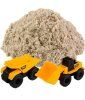 Кинетический песок "Космический песок" в наборе Самосвал+погрузчик 2 кг песочный AS-K022
