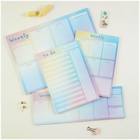 Блок для записей (To Do list) MESHU "Candy color" А5 14.8 x 21 см 50л. склейке RE-MS_46567