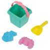 Набор для песка ТРИ СОВЫ "Морские обитатели" 5 предметов (ведерко, совок, 3 формочки) RE-ПИО_003