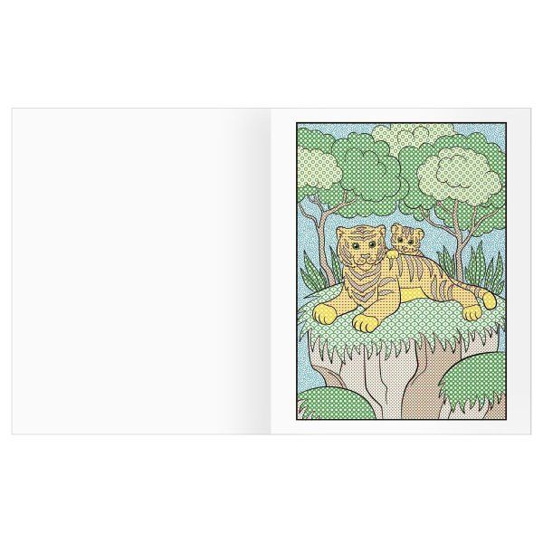 Раскраска водная 200 x 250 мм ТРИ СОВЫ "Раскрась водой. Мамы и малыши" 8 стр. RE-PvА4_56508