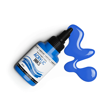 Чернила акриловые Kamenskaya Ink 40 мл W1922 Ярко-синий K-00-00000863