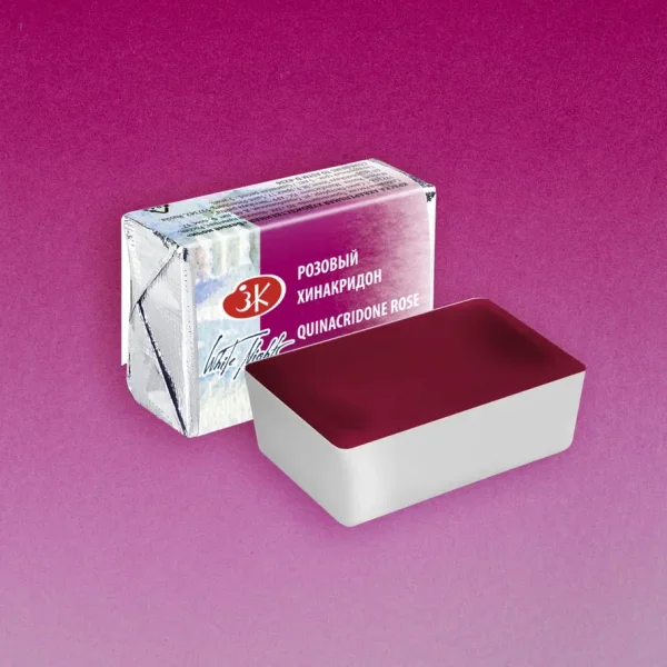 Акварель БЕЛЫЕ НОЧИ кювета 2.5 мл, 324 Розовый хинакридон NP-1911324