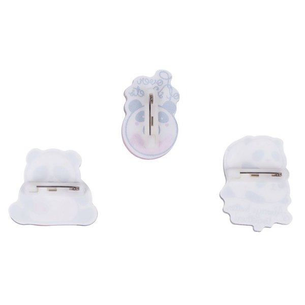 Набор акриловых значков MESHU "Cute friends" 3 шт прямая УФ-печать RE-MS_47448