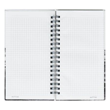 Записная книжка 95 x 175 мм 96л. MESHU "Dreams come true" на гребне, матовая ламинация, твердая обложка, тиснение фольгой RE-MS_52918