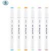 Набор маркеров для скетчинга MESHU 06 цв пастельные цвета RE-MS_38250