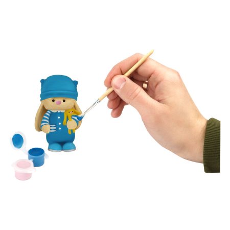 Набор для росписи из гипса ТРИ СОВЫ "Котенок" высота фигурки 8.5 см, краски, кисть RE-НР_47807