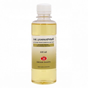 Лак даммарный для художественно-живописных работ НЕВСКАЯ ПАЛИТРА флакон 220 мл NP-2523905