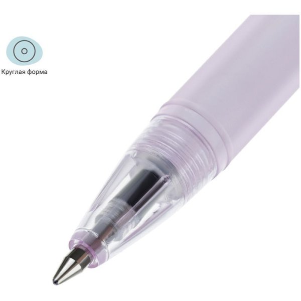 Ручка шариковая MESHU "Donats" синяя, 0.7 мм, перламутр, софтач, ассорти RE-296410