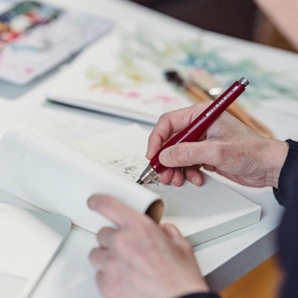 Держатель для стержня 5.6 мм CRETACOLOR Ergonomic эргономичная форма с точилкой CR43015