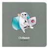 Записная книжка 170 x 170 мм 40л. MESHU "Chillbook" 80 г/м2 на скрепке, soft-touch, выб. УФ-лак, без линовки RE-MS_53370