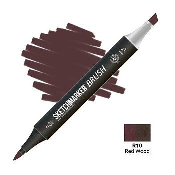 Маркер SKETCHMARKER Brush двухсторонний на спирт.основе R10 Красное дерево MPSMB-R10