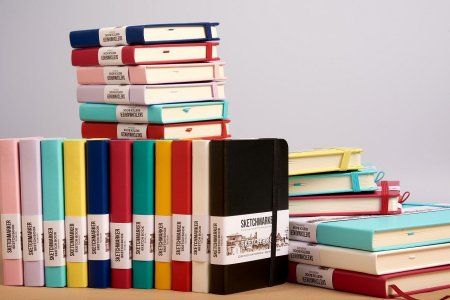 Блокнот для зарисовок SKETCHMARKER 140 г/м2 13 x 21 см 80 л твердая обложка Капучино MP23147303SM