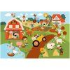 Пазл ТРИ СОВЫ 24 maxi с заданием "На ферме" RE-ПК24М_54512