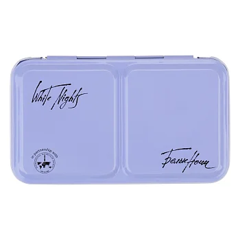 Пенал для акварели на 12 кювет с палитрой БЕЛЫЕ НОЧИ металл, светло-голубой NP-2011301444