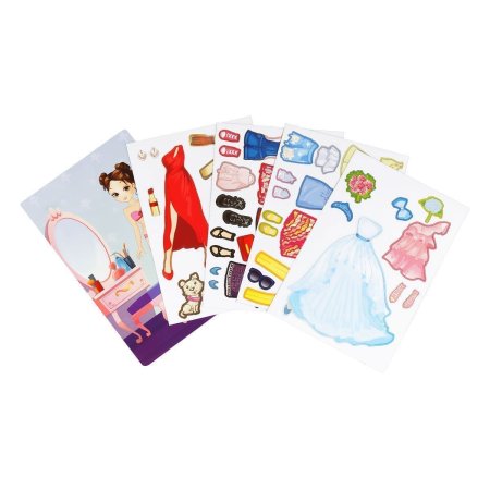 Игра развивающая на магнитах ТРИ СОВЫ "Одень куклу. Маша и Даша" 47 эл. RE-МИ_48718