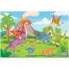 Пазл ТРИ СОВЫ 24 maxi "Динозавры на лужайке" RE-ПК24М_54511