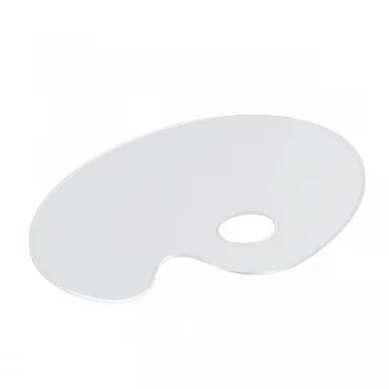 Палитра СОНЕТ оргстекло, овальная, прозрачная, 20 x 30 см, толщина 3 мм NP-73942314