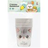 Стаканы бумажные MESHU "Kitten" 200 мл, 6 шт RE-MS_55438