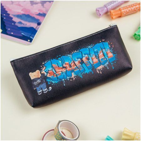 Пенал мягкий MESHU "Graffiti" 200 x 85 x 30 мм, искусственная кожа RE-MS_49495