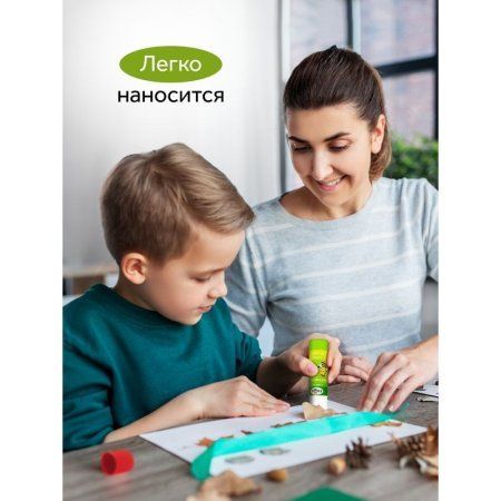 Клей-карандаш ГАММА "Пчелка" 37 г прозрачный, ПВП RE-42021.01.36