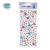 Наклейки акриловые MESHU "Shiny stars", 25*10см, стразы, 137 наклеек, инд. уп., европодвес RE-MS_46775
