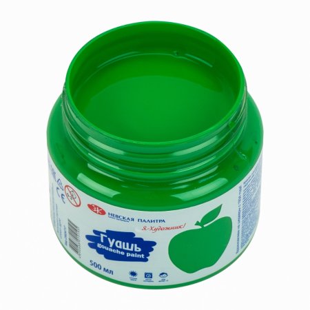 Гуашь Я-ХУДОЖНИК! 500 мл, 717 Зеленая светлая NP-23024717