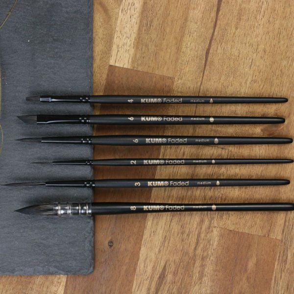 Кисть круглая KUM Faded Round синтетика №2 KUM-5150219