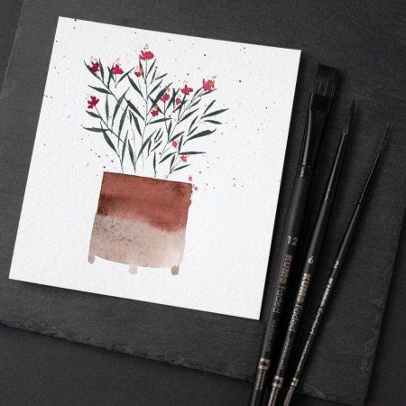 Кисть круглая KUM Faded Round синтетика №6 KUM-5150419