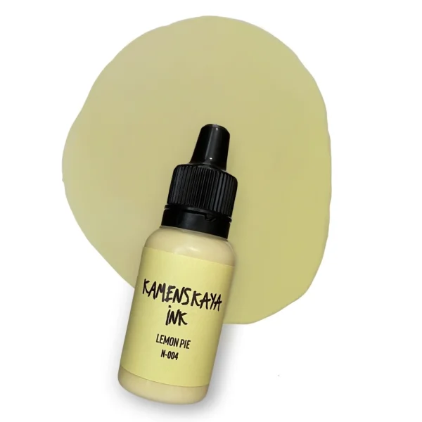 Чернила спиртовые (алкогольные) Kamenskaya Ink серия N 15 мл N-004 Лимонный пирог K-00-00000404