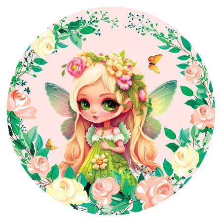 Пазл ТРИ СОВЫ 77 "Фея в цветах" RE-ПК77_54611