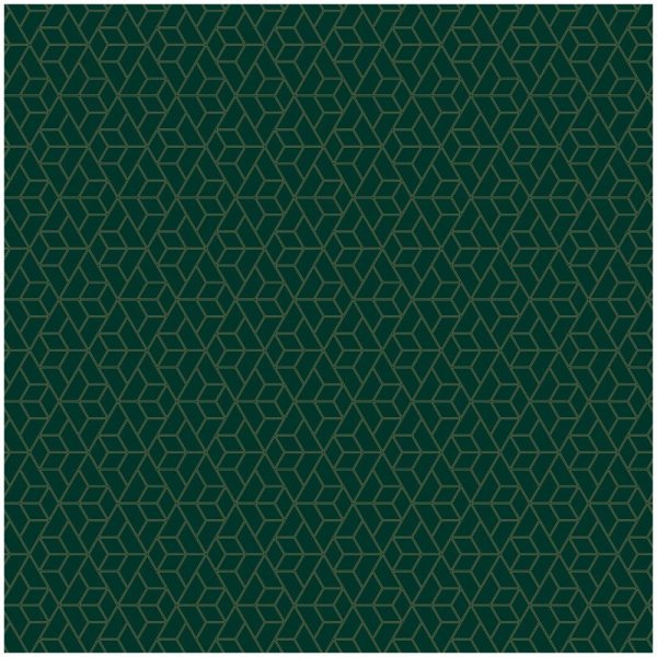 Упаковочная бумага глянцевая MESHU "Dark green" 1л. 70 x 100 см 90 г/м2 RE-М100_41102