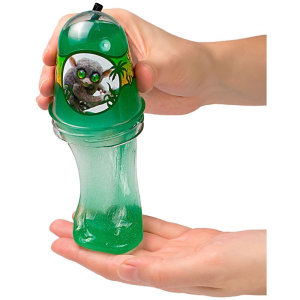 Слайм Slime "Jungle. Голаго" зеленый с золотым глиттером 130 г AS-S300-23