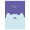Тетрадь 40л. A5 клетка MESHU "Mr. Cat" матовая ламинация, выб. лак, ЕВРО RE-MS_49800