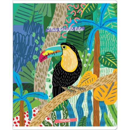 Тетрадь 96л. A5 клетка MESHU "Bright life" глянцевая ламинация RE-MS_38926