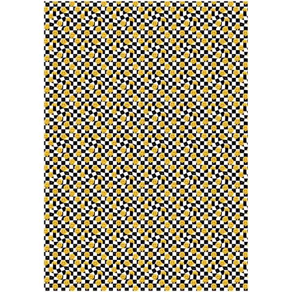 Упаковочная бумага глянцевая MESHU "Настроение смайла" 1л. 70 x 100 см 80 г/м2 RE-MS_53468