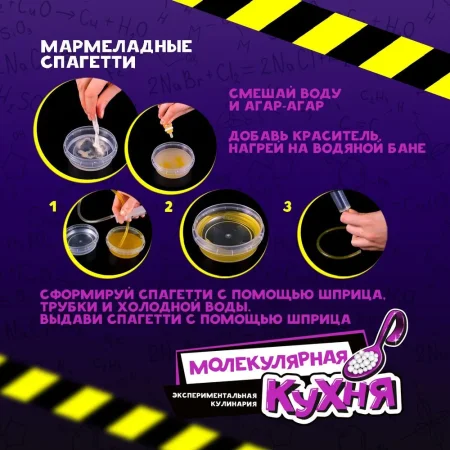 Научно-познавательный набор Re-Агенты "Молекулярная кухня" AS-EX102Т
