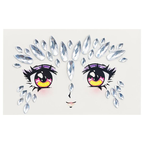 Наклейки-стразы MESHU "Shiny look" 17.5 x 14.5 см инд. уп., европодвес RE-MS_52670