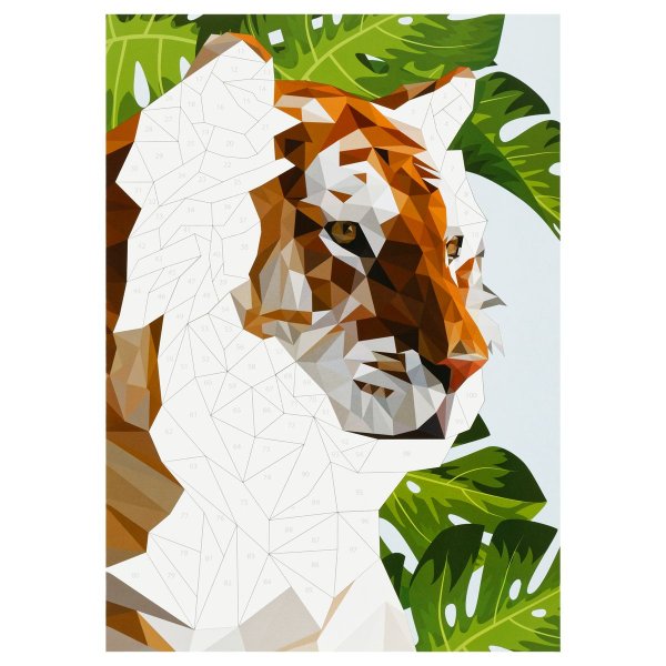 Аппликация наклейками ТРИ СОВЫ "Хищники" А4, 2 основы, картонный конверт RE-АПн_51035