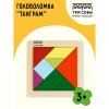 Головоломка ТРИ СОВЫ "Танграм" дерево, 7 фигур, 20 заданий RE-РИ_46536