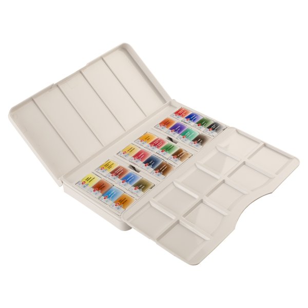 Набор акварели БЕЛЫЕ НОЧИ 24 шт x 2.5 мл, пластик/палитра NP-1942090