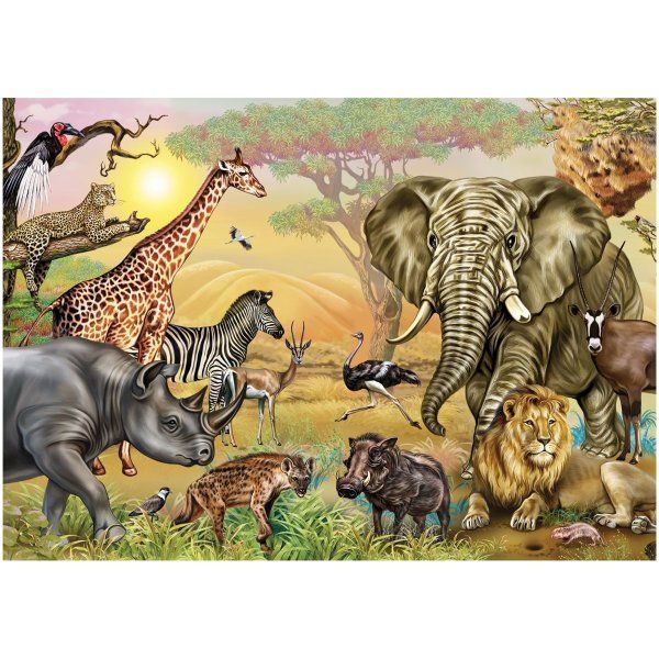 Пазл ТРИ СОВЫ 260 "Африка" RE-ПК260_54624