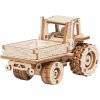 Конструктор деревянный ТРИ СОВЫ "Самоходное шасси" 9 x 4 x 5 см, 62 детали, пакет с еврослотом RE-ДКНС011