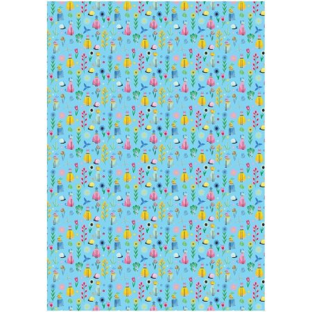 Упаковочная бумага глянцевая MESHU "Милые зверята" 1л. 70 x 100 см 80 г/м2, ассорти RE-MS_53485