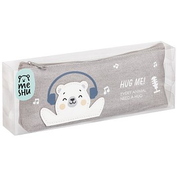 Пенал мягкий MESHU "Happy bear" 210 x 82 x 40 мм, канвас RE-MS_42799