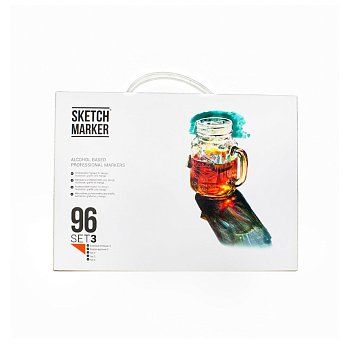 Набор маркеров SKETCHMARKER Basic 3 96 шт пластик.бокс MPSM-96SET3