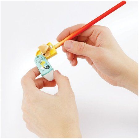 Точилка пластиковая с ластиком MESHU "Summer party" 1 отверстие, ассорти RE-MS_41919